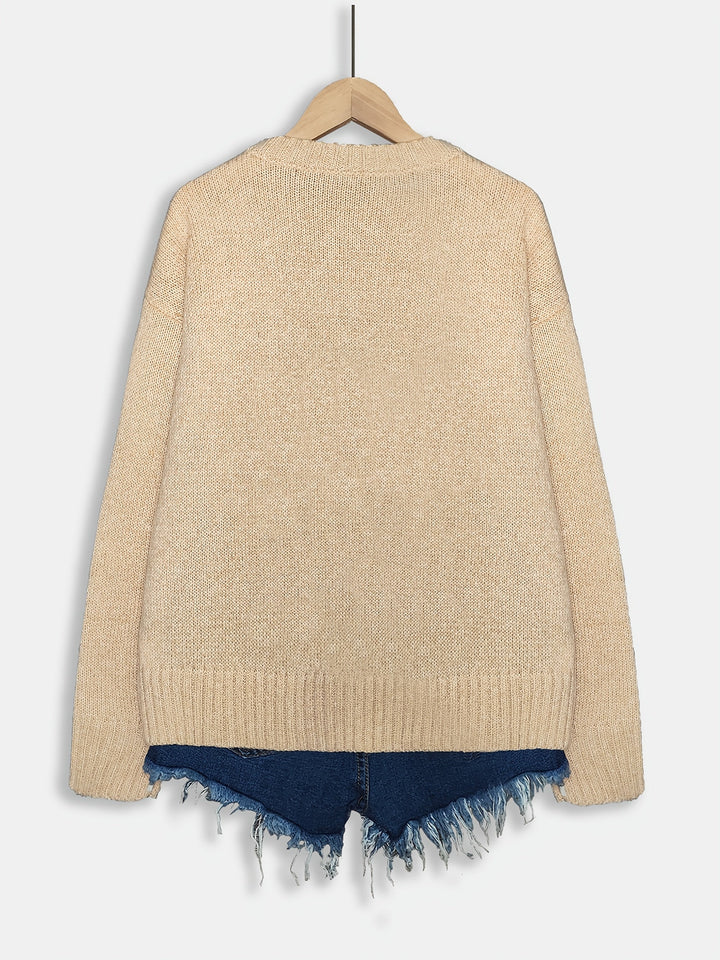 Deserae – Kuschelpullover mit süßem Hasenmotiv