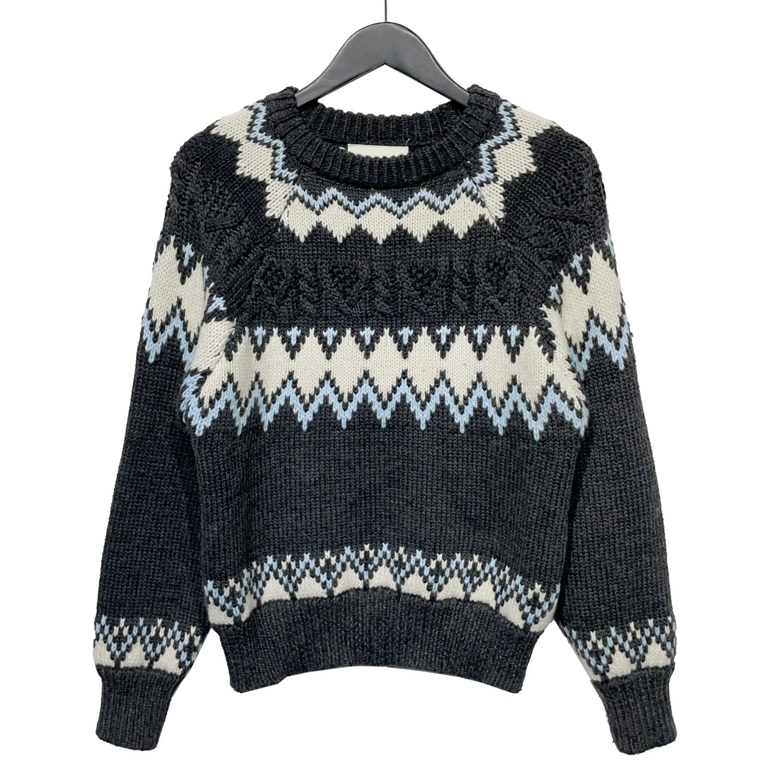 HELGA SCANDINAVIA GEOMETRISCHER PULLOVER