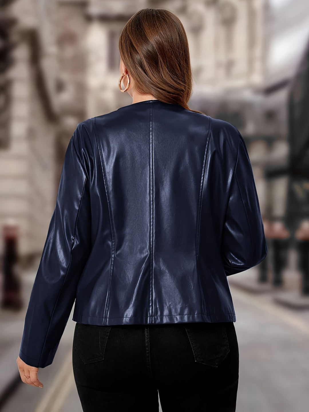 Calliope – Elegante Damen-Jacke mit Rundhalsausschnitt