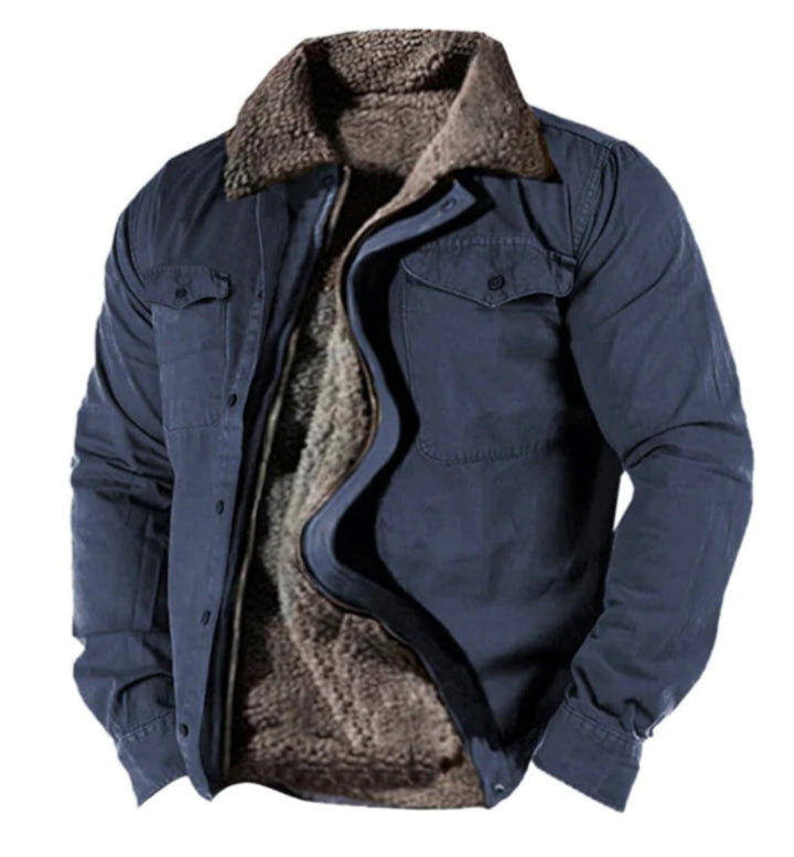 DuttonVibe - Klassische Western-Arbeitsjacke aus Baumwolle