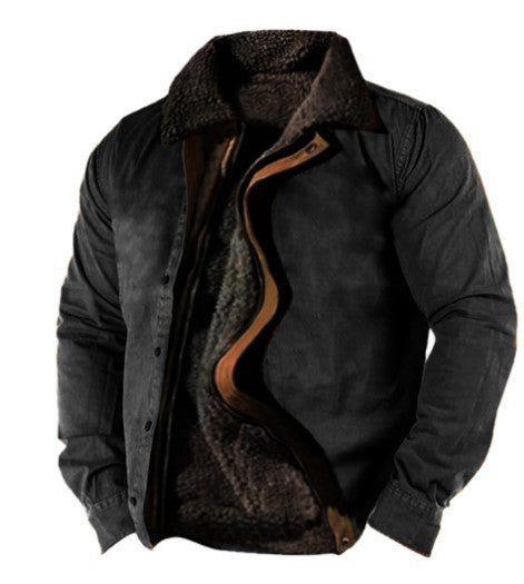 DuttonVibe - Klassische Western-Arbeitsjacke aus Baumwolle