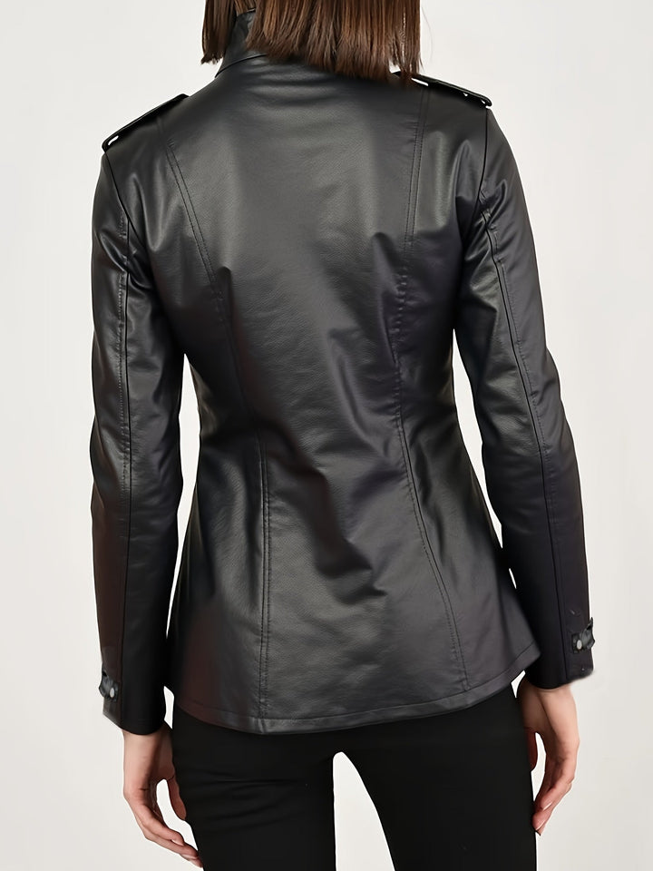 Harriet – Elegante Damen-Jacke im Gothic-Stil mit Reißverschluss