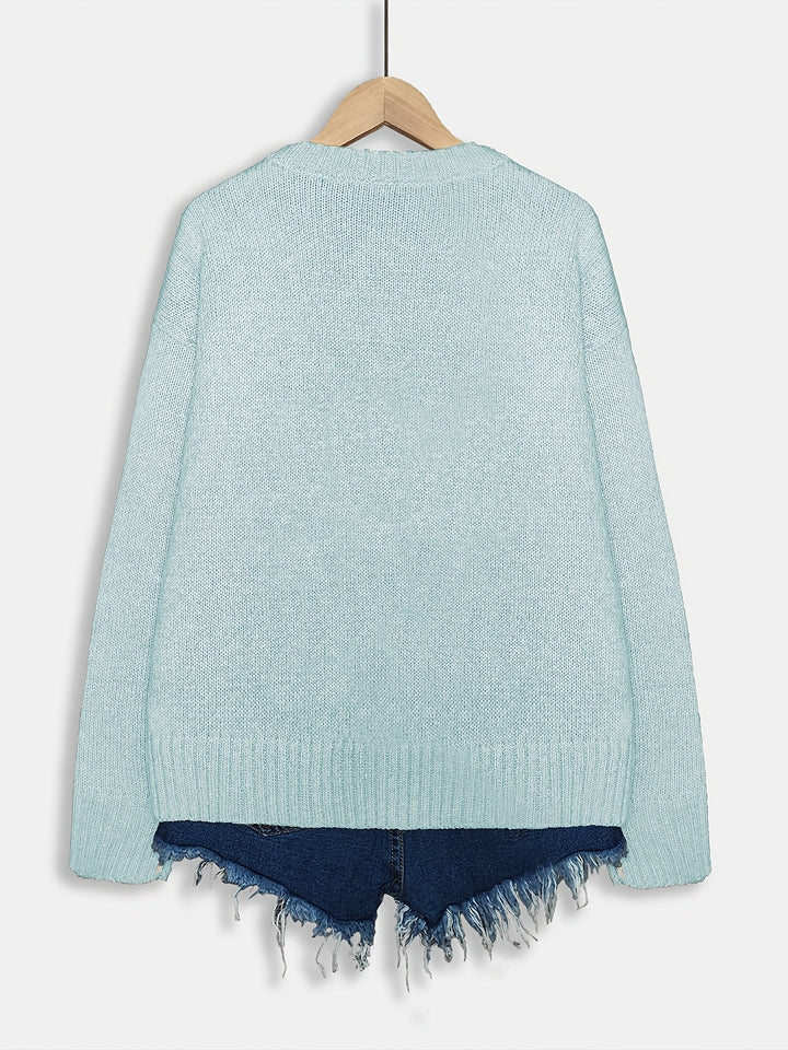 Deserae – Kuschelpullover mit süßem Hasenmotiv