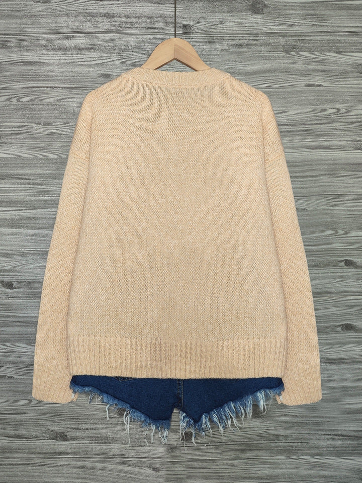 Ginny – Damen Pullover mit Katzen-Print