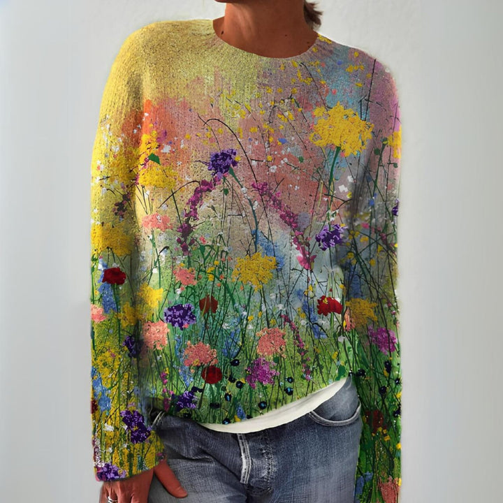MARTA BLUMEN ART GEMÜTLICHER PULLOVER