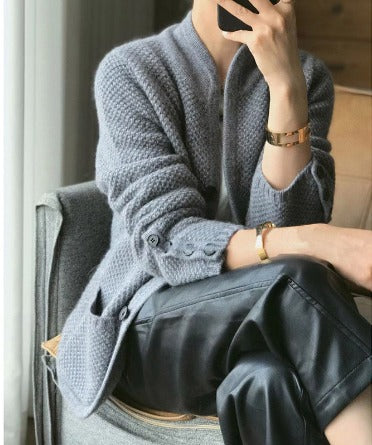 L’AURAVOILE | Wollmix-Cardigan