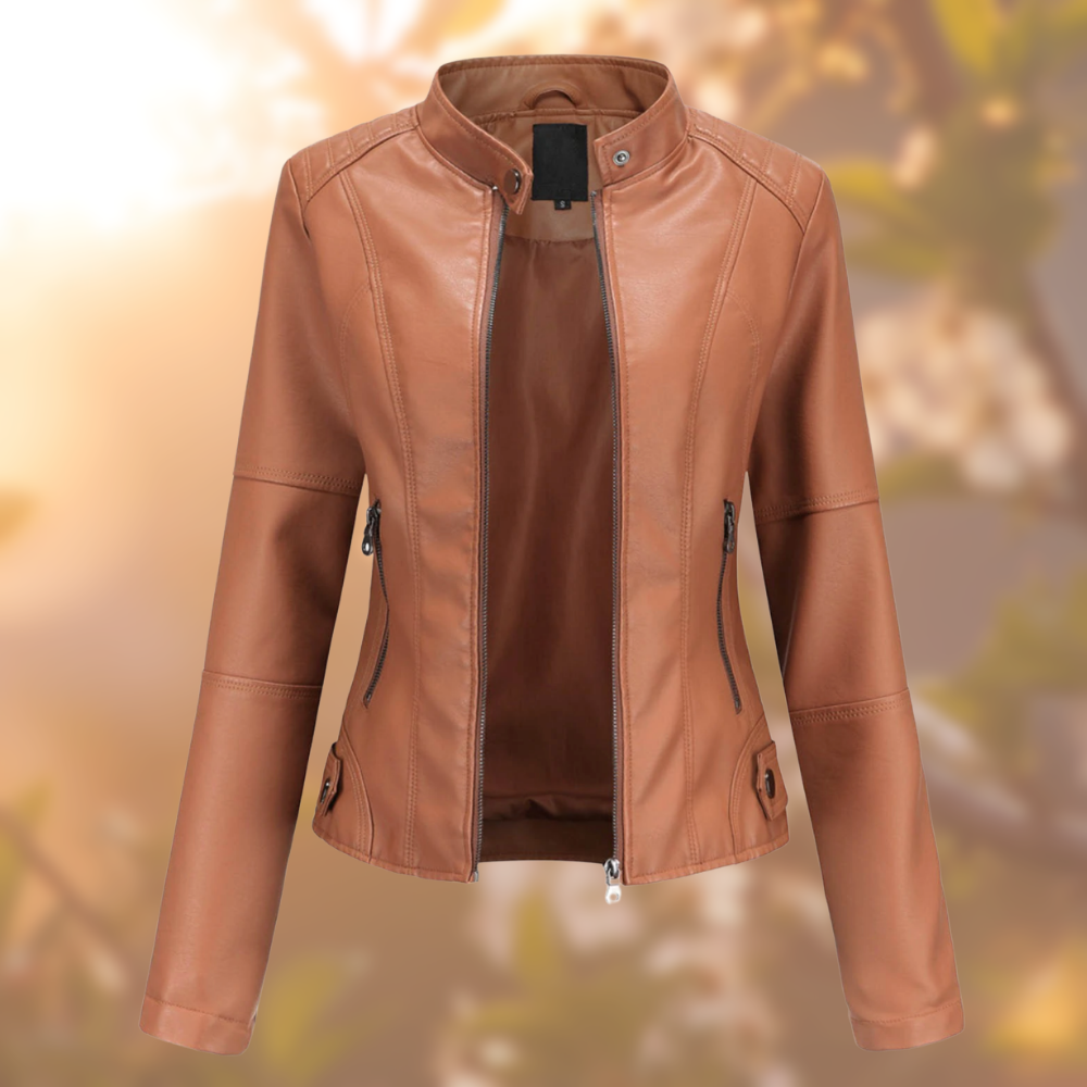 Savannah Stilvolle Lederjacke