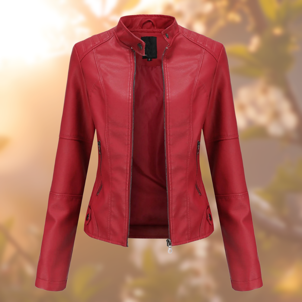 Savannah Stilvolle Lederjacke