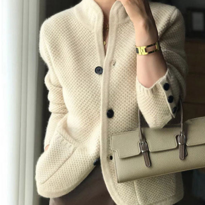 L’AURAVOILE | Wollmix-Cardigan