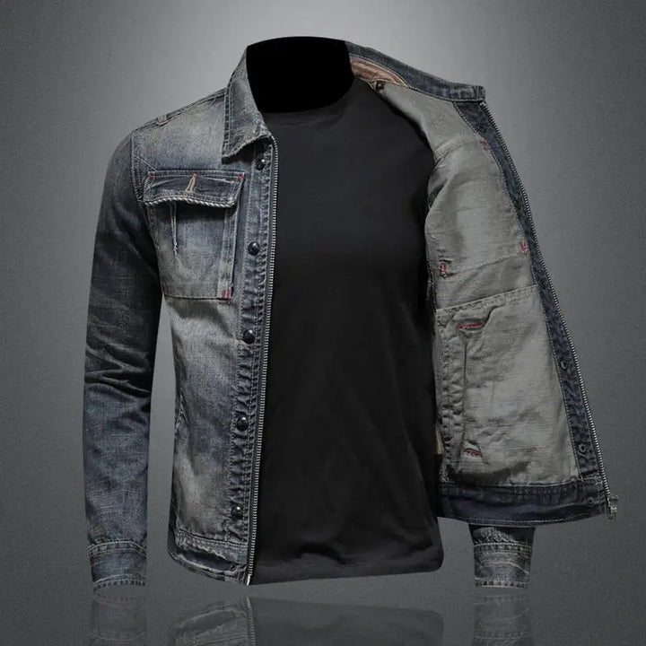 Carl™ - Retro-Jeansjacke