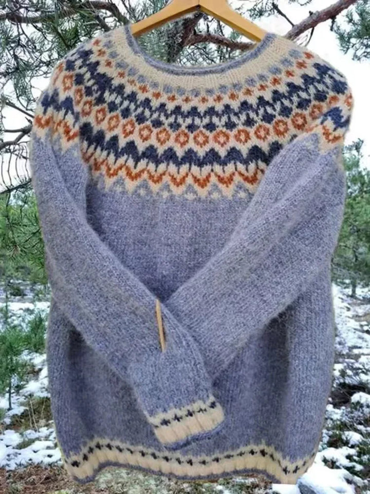 MODA | Damen-Colorblock-Pullover