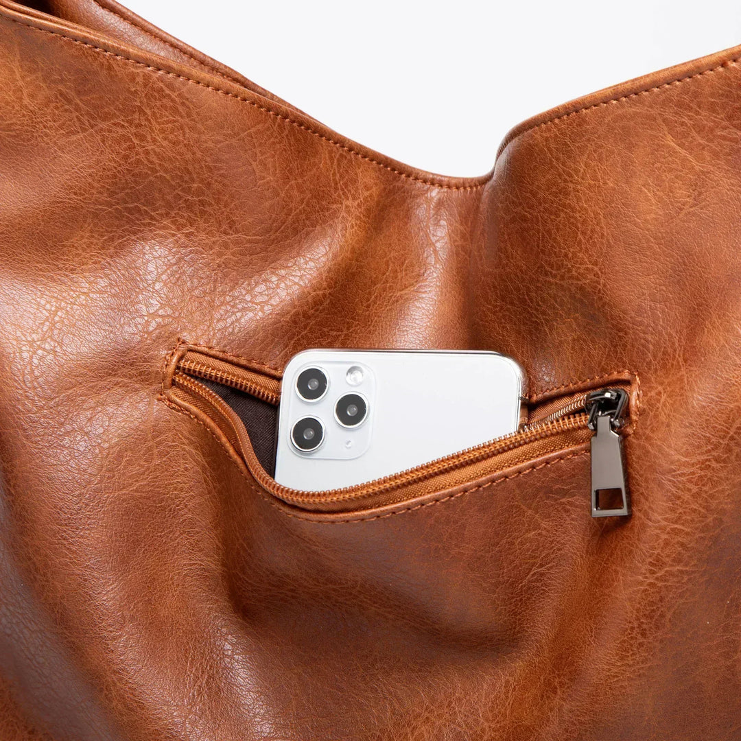 Priscilla - Vintage- Ledertasche