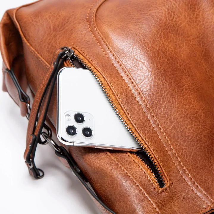 Priscilla - Vintage- Ledertasche