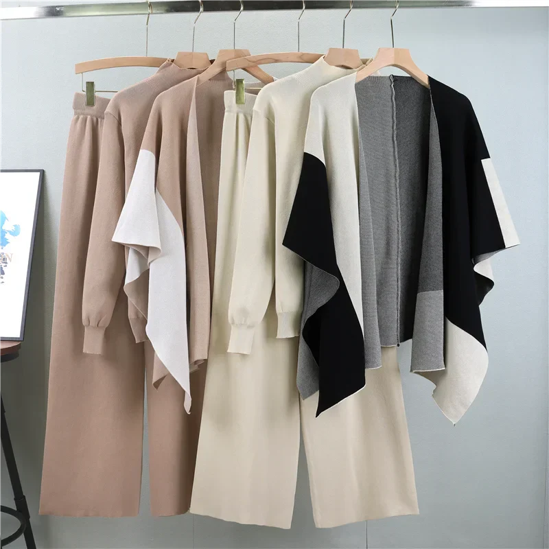 Nora – Elegants 3-teiligs Strickset