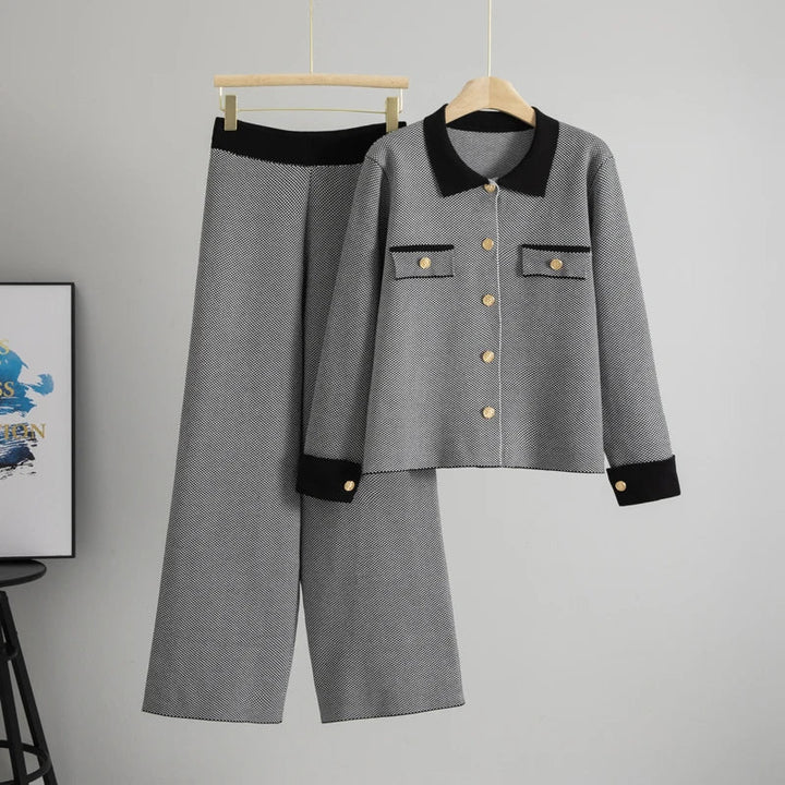 Agatha – Zweiteiligs Chequer-Anzugs-Set
