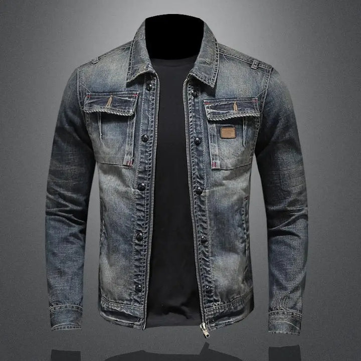 Carl™ - Retro-Jeansjacke