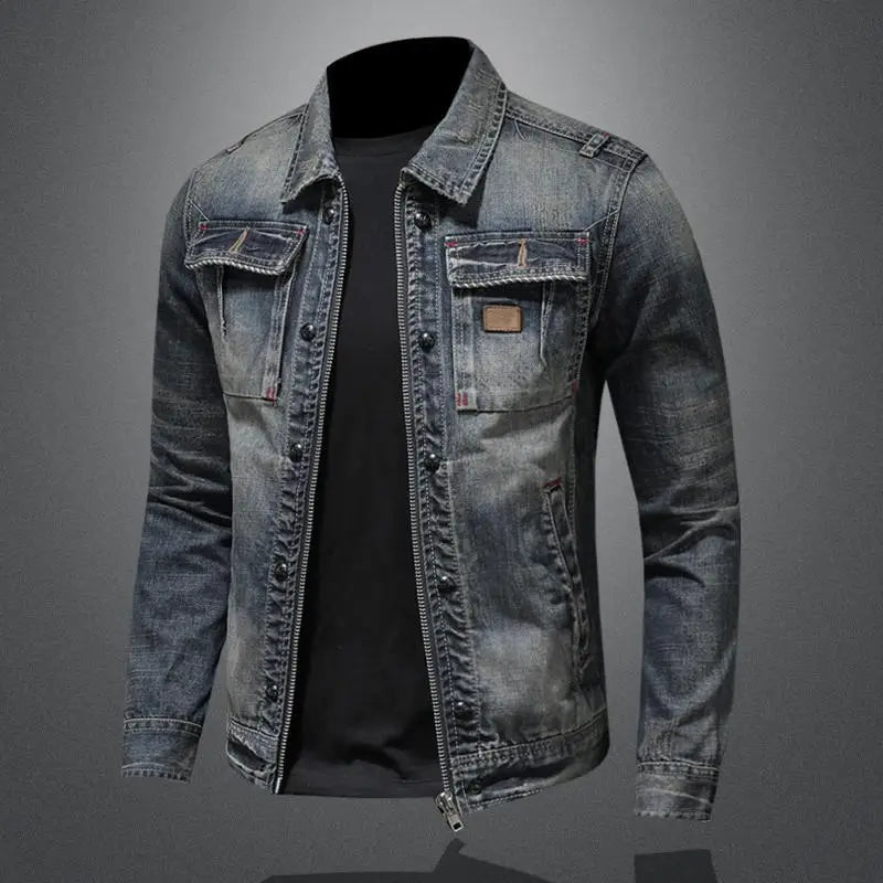 Carl™ - Retro-Jeansjacke
