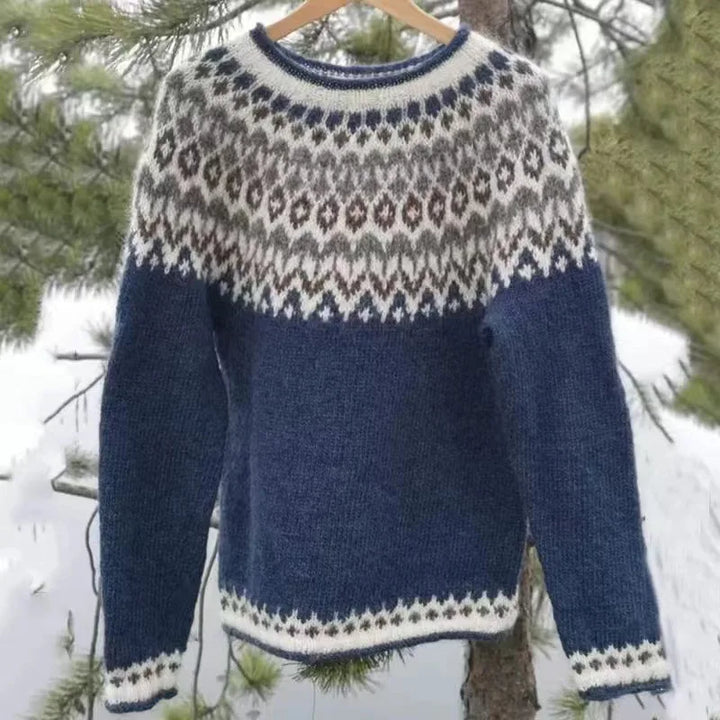 MODA | Damen-Colorblock-Pullover