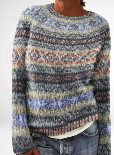 MODA | Damen-Colorblock-Pullover