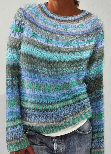 MODA | Damen-Colorblock-Pullover