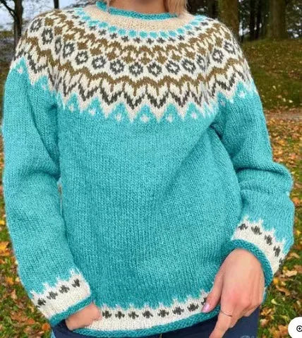 MODA | Damen-Colorblock-Pullover