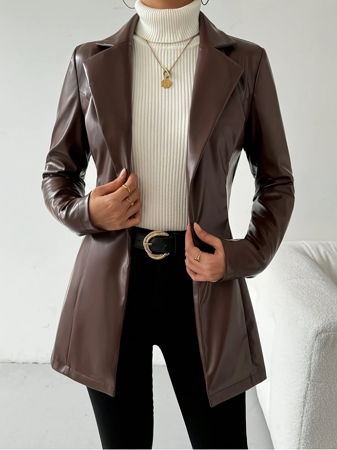 Janna – Elegante Damen-Jacke mit Knopfleiste für Business & Casual Outfits