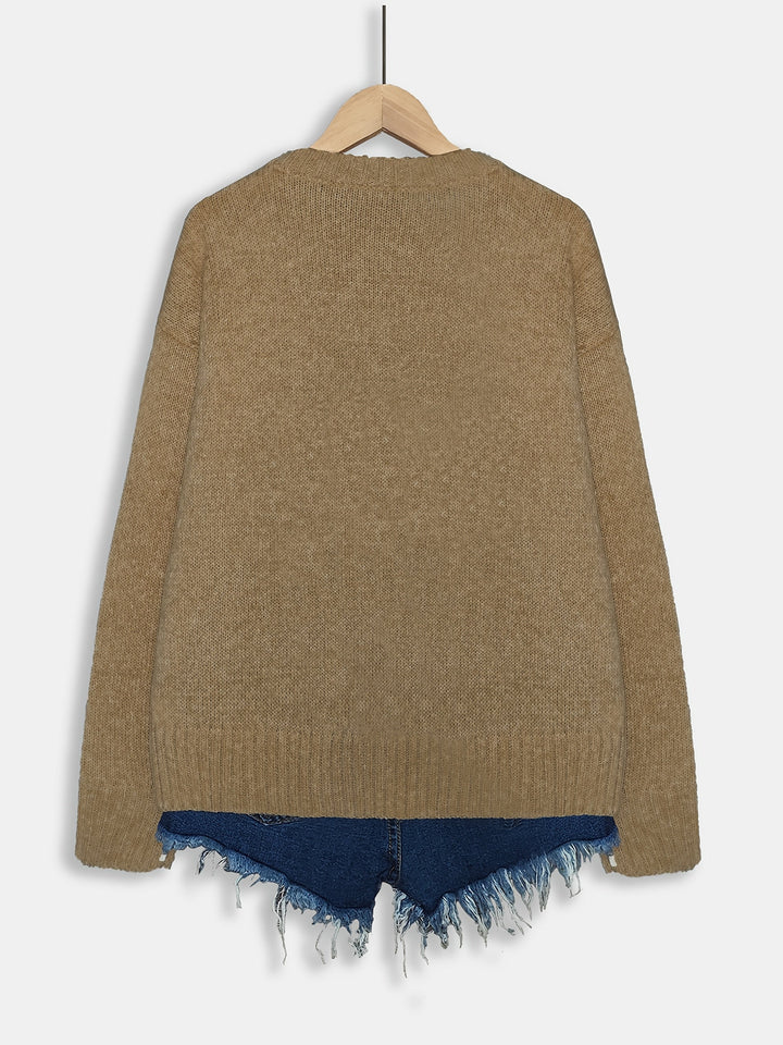 Deserae – Kuschelpullover mit süßem Hasenmotiv