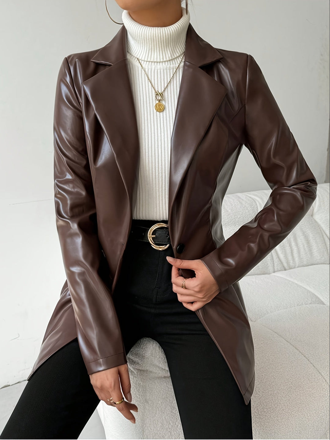 Janna – Elegante Damen-Jacke mit Knopfleiste für Business & Casual Outfits