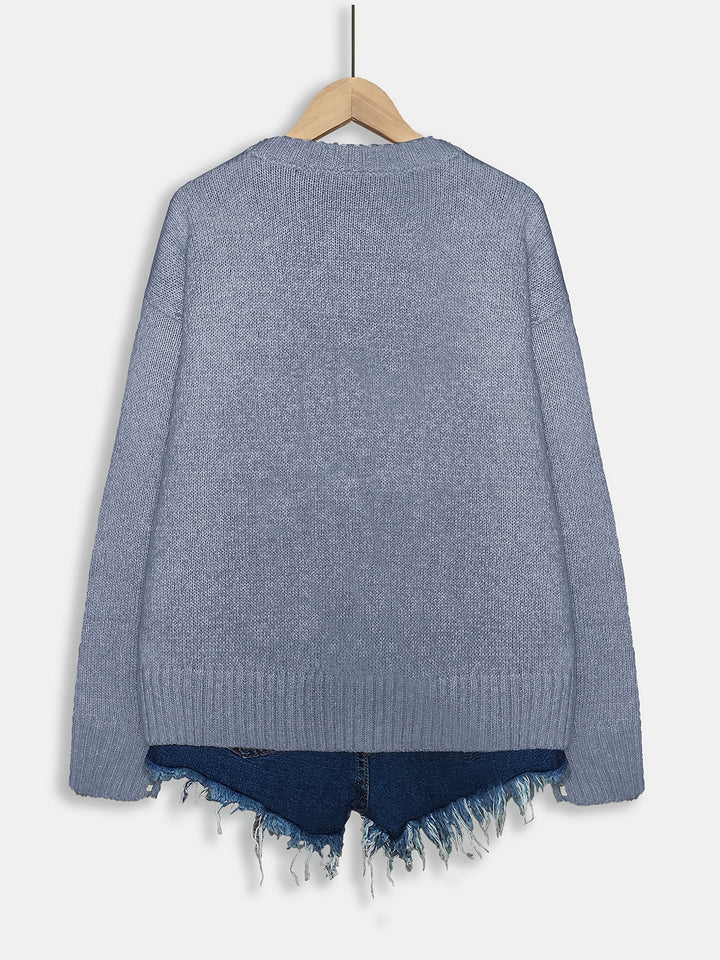 Deserae – Kuschelpullover mit süßem Hasenmotiv