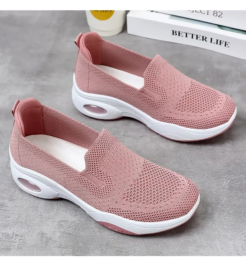 Gitte™ - Orthopädische, atmungsaktive Slip-On-Sneaker aus Strick