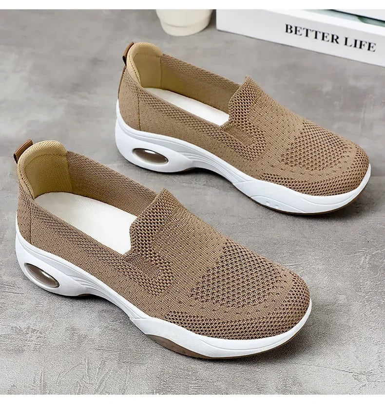 Gitte™ - Orthopädische, atmungsaktive Slip-On-Sneaker aus Strick