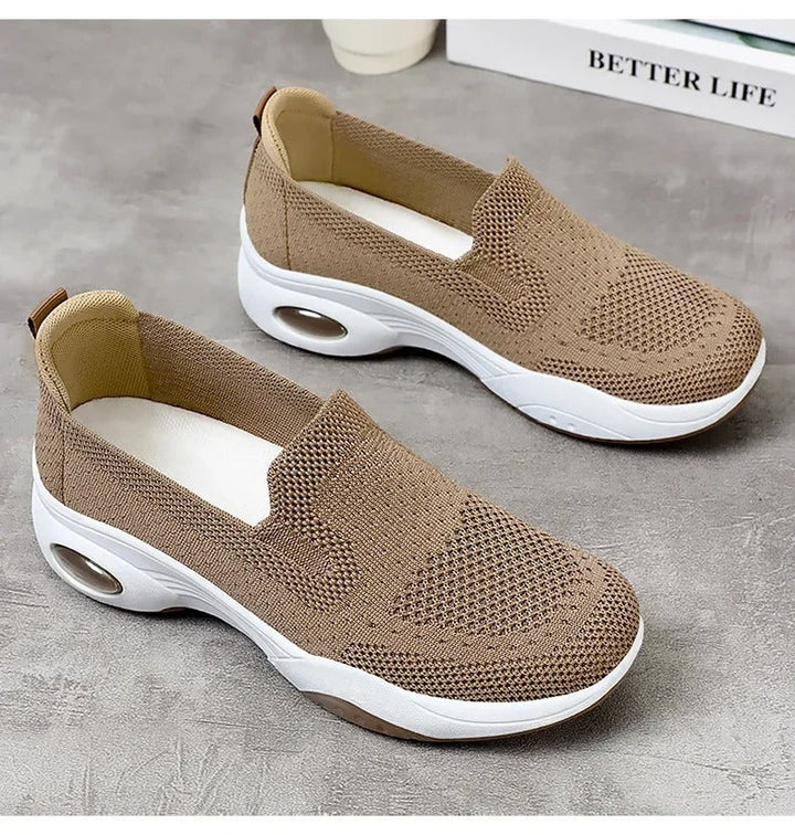 Gitte™ - Orthopädische, atmungsaktive Slip-On-Sneaker aus Strick