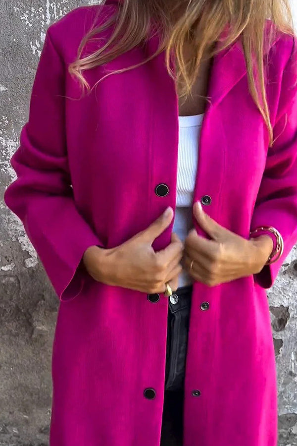 Elena | Lässige Kapuzenjacke mit Knopfleiste & langen Ärmeln