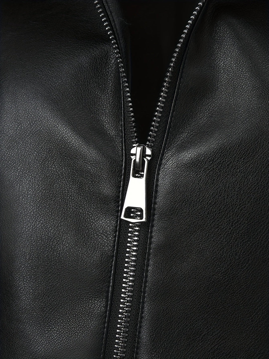 Waverly – Lässige PU- Lederjacke mit quadratischem Ausschnitt & Taillengürtel