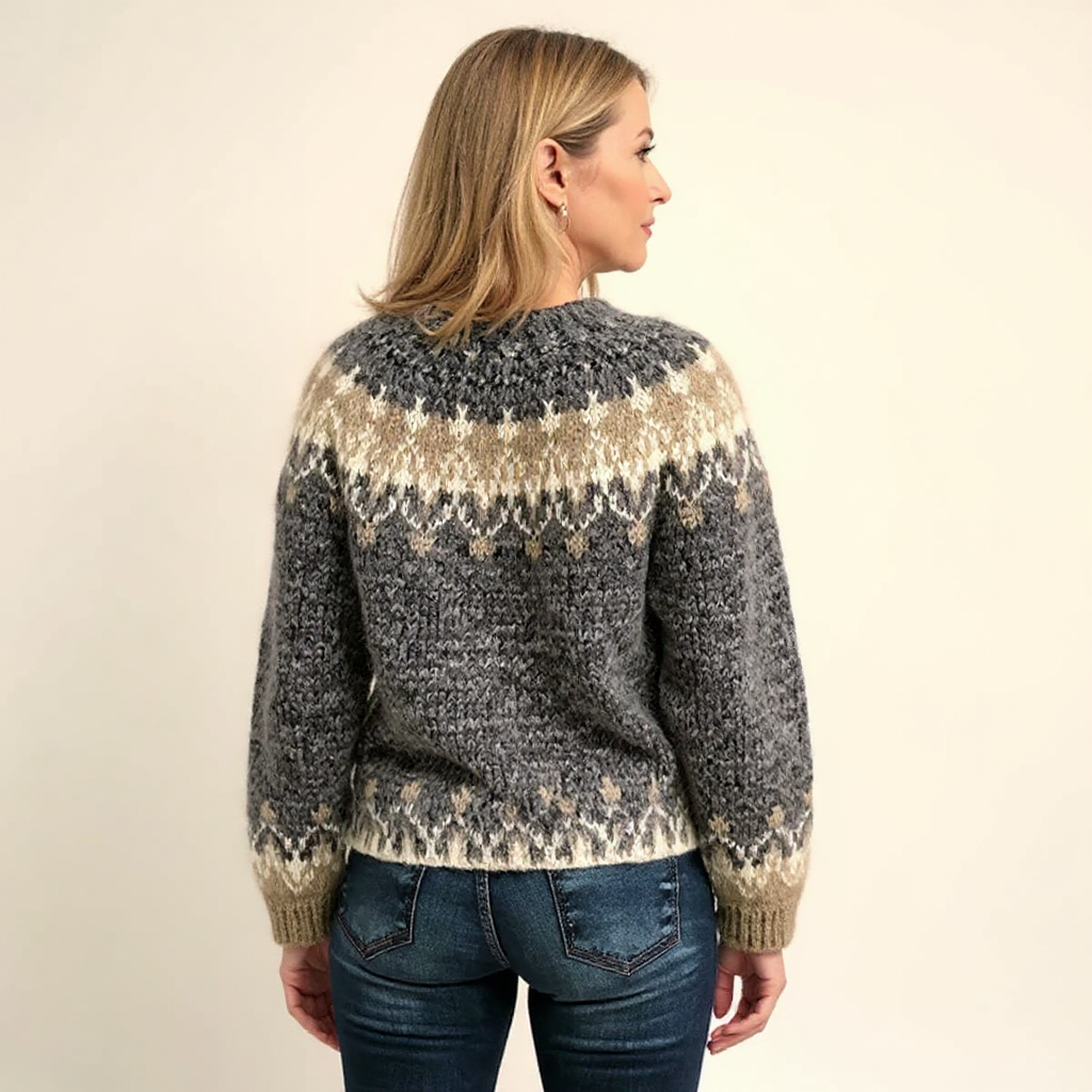 Samantha | Vintage Isländische Pullover