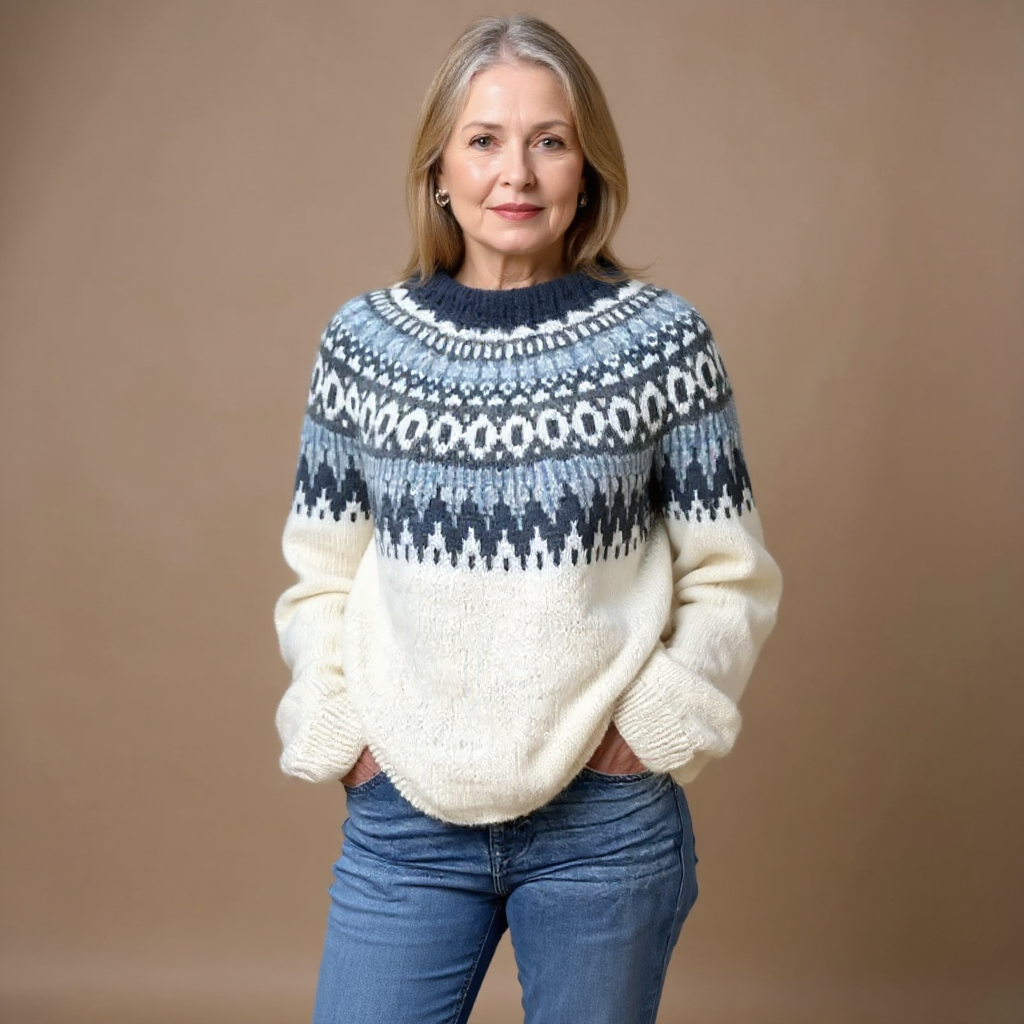 Maecey | Vintage Isländische Pullover