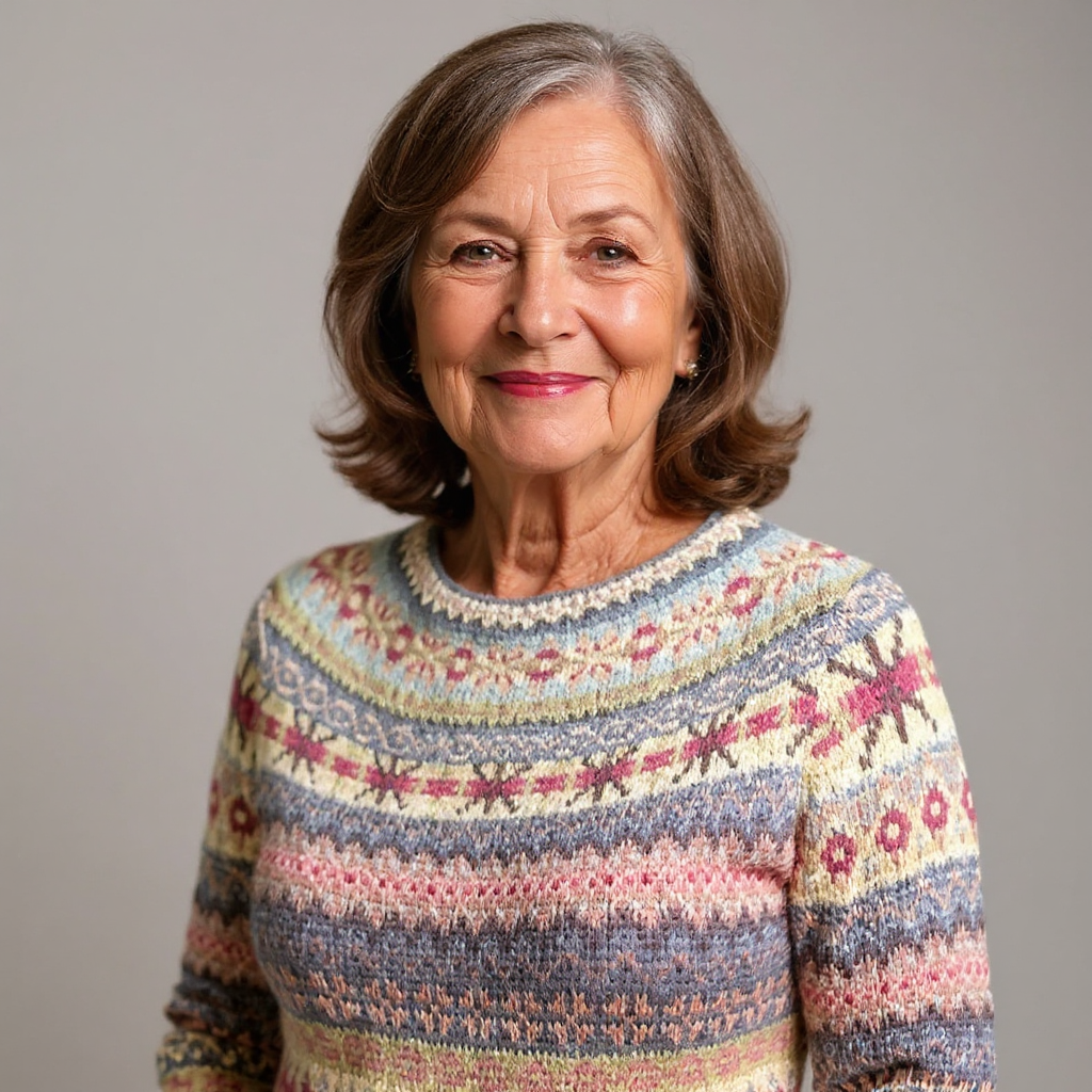 Zoey | Vintage Isländische Pullover