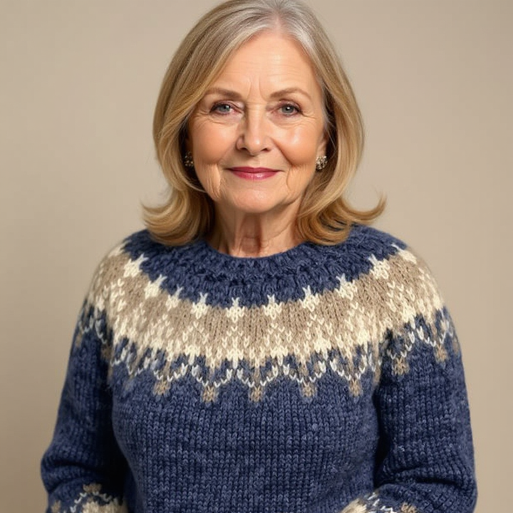 Samantha | Vintage Isländische Pullover