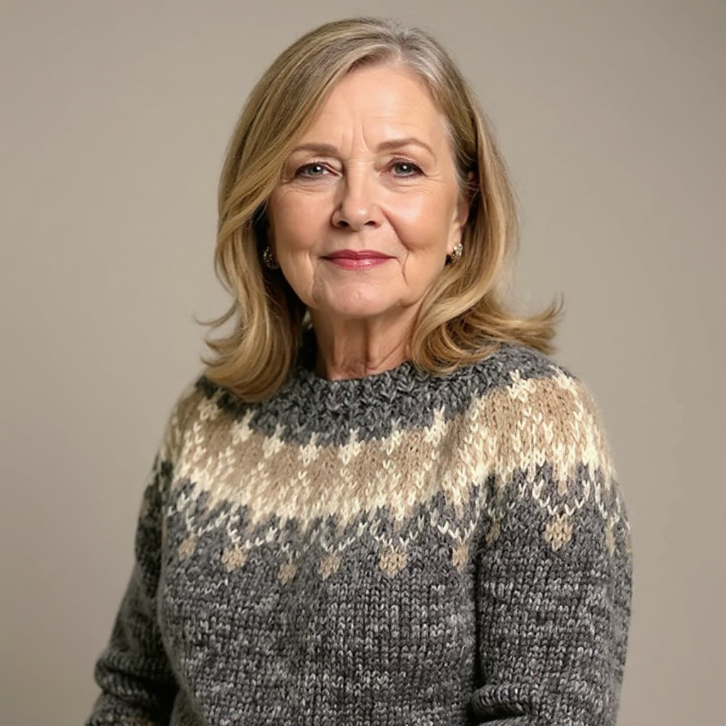 Samantha | Vintage Isländische Pullover