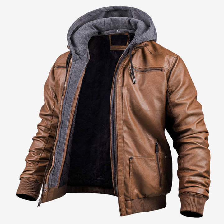 Benjamin | Premium-Winterjacke aus  Leder