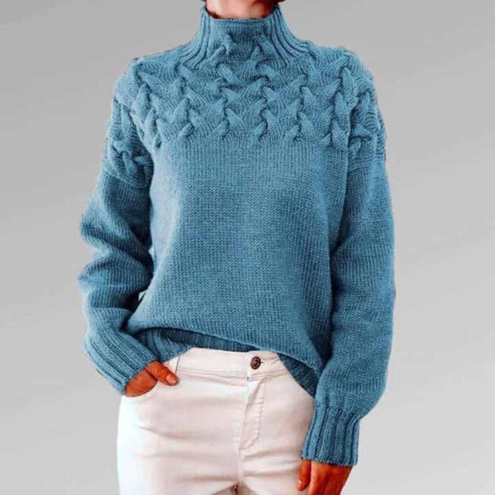 Babette™ | Gemütlicher Woll Strickpullover