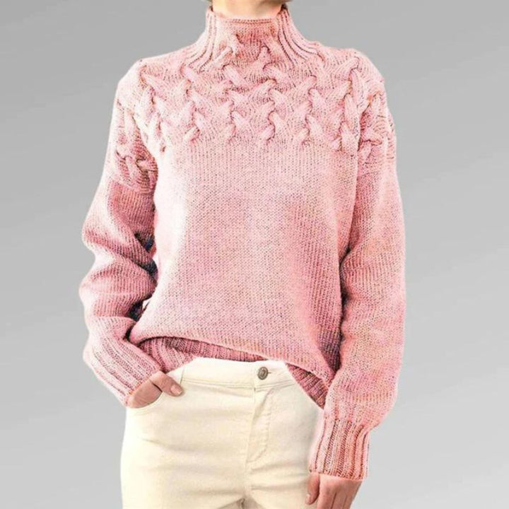 Babette™ | Gemütlicher Woll Strickpullover