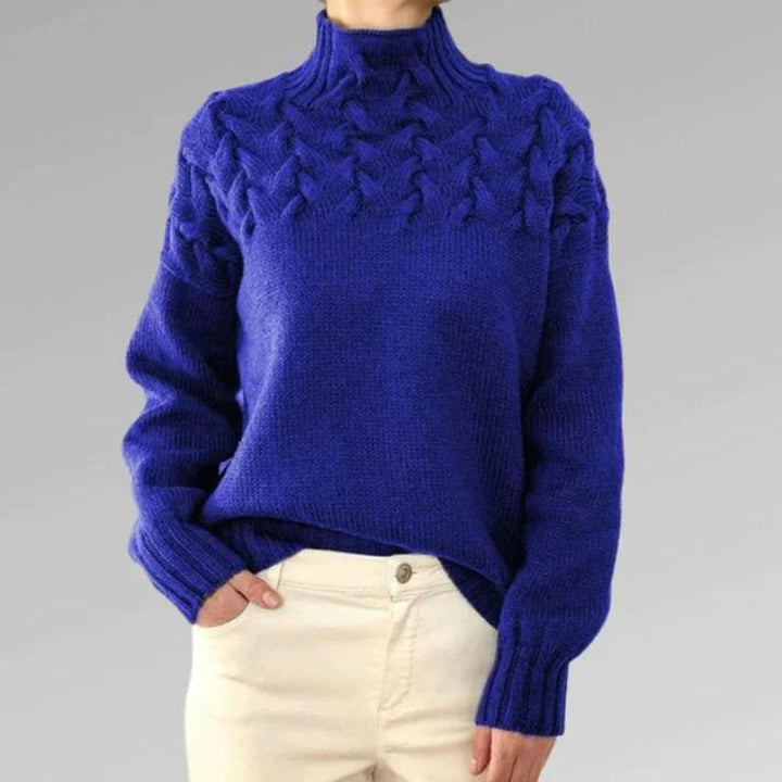 Babette™ | Gemütlicher Woll Strickpullover