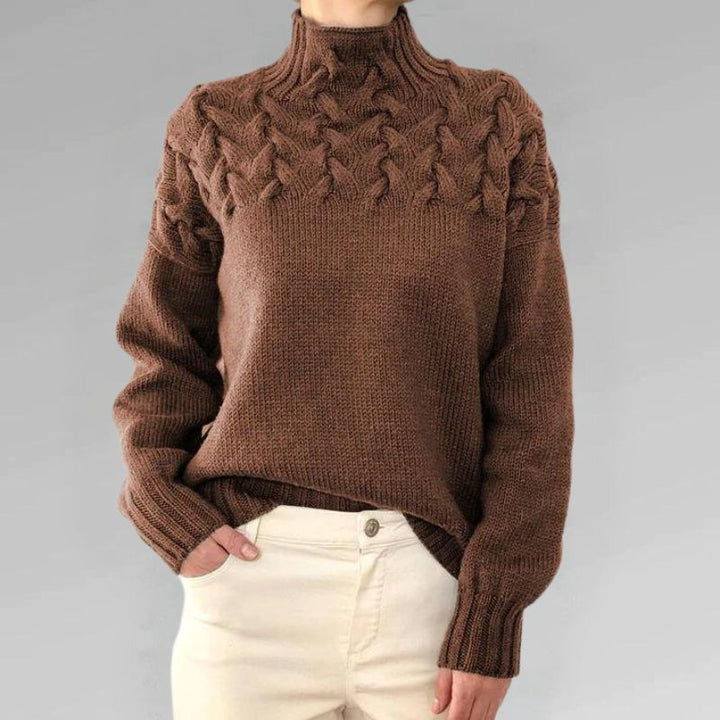 Babette™ | Gemütlicher Woll Strickpullover