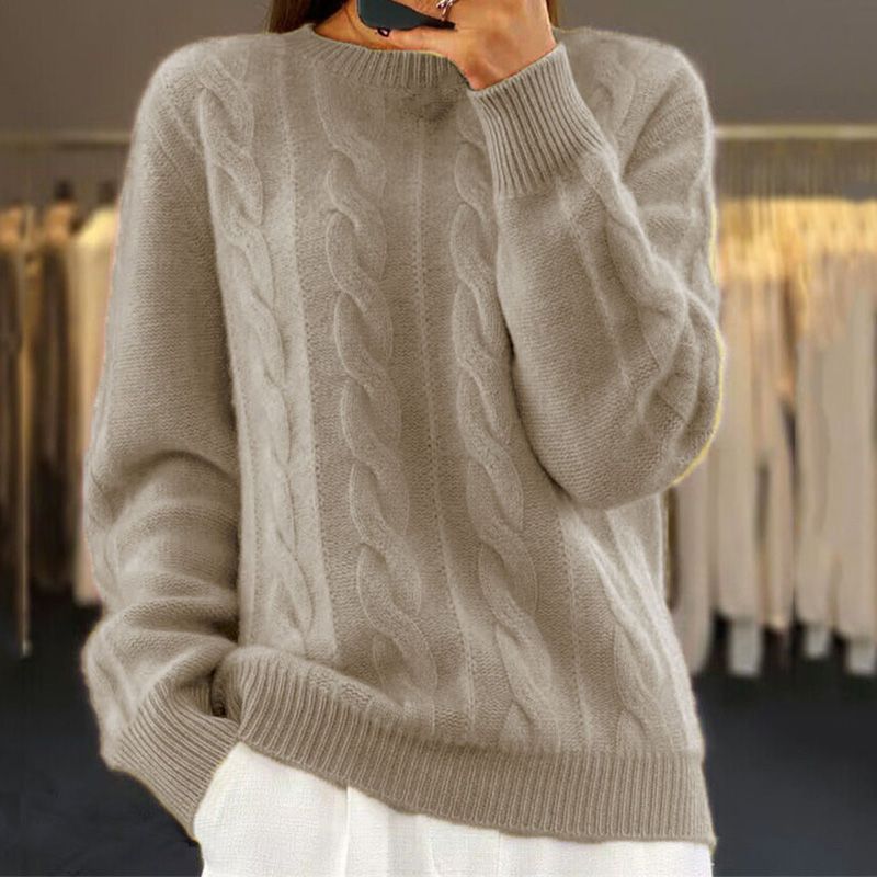 Alida | Gestrickter Pullover