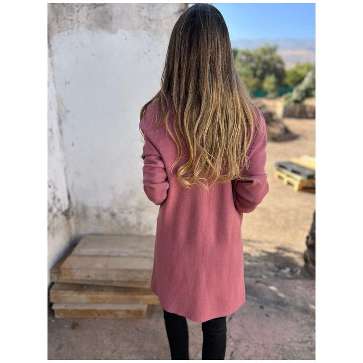 Leonie – Lässiger Frühherbst-Cardigan mit Reverskragen & offener Front